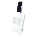 GloTech Portable LED Beauty Mirror Station with Magnetic Makeup Mat Cover with Brush Holder and Phone Holder 10.8 x 8