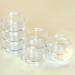 Paylak Storage Stackable Clear Containers 6 for Beads Crafts Findings Small Items 2 Round - Buy Online on GoSupps.com