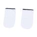 Beavorty Moufles de Paraffine Th rapeutiques en Coton ponge 2 Paires Taille Unique Isolants pour Mains et Pieds Spa Massage Soin Hydratant Blanc Bord Noir