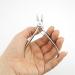 PSGS 1x Pro Nail Stainless Steel Peeling Nail Pliers Cuticle Manicure Care Cutter Nippers Clipper Tool (Color : Silver) - Buy Online on GoSupps.com