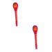 Healeved tool 2 pieces meridian shot massage hammer e wooden massage device Pat Hand tools massage device handheld body massage tools backmereidian knocker redx2stk 48x10x6cmx2pcs