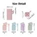 Buy 2 pcs Silicone Lip Balm Holder Keychain - Portable Lipstick Cases & Chapstick Sleeves (Pink & Blue) for Travel - Buy Online on GoSupps.com