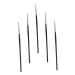 OHPHCALL 5pcs Fine Eyeliner Brush Lip Makeup Lipstick Applying Brushes Eye Liner Pens Fiber Black
