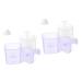 Baluue 4 Pcs Shampoo Foamer Plastic Marshmallows Foam Maker For Shampoo Foam Maker Cup 11.00X7.50X7.50CMx2pcs As Shownx2pcs