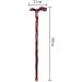 Cane Elderly Crutches Solid Wood Walking Stick Fine Carving Faucet Crested Head Handle Implied Auspicious Elderly Supplies Walker 88 cm (34.64 inches) Long Can be truncated (Color : B) Beautiful - Buy Online on GoSupps.com
