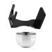 Frcolor 1 set of shaving set shaving shell shaving brushwood holder stand for razor husband gifts shaving soap and bowl of shaving racks and bowl men suit dad bart main stainless steel acrylic