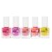 Miss Nella Summer Sparkle: Pack of 5 Non-Toxic Peel-Off Children's Nail Polish - Water-Based & Safe for Kids - Buy Online on GoSupps.com