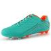 Hawkwell Men's Big Kids Youth Outdoor Firm Ground Soccer Cleats 8 017-aqua