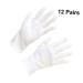 COOLHIYA 12 Pairs Cotton Protective Gloves lab Gloves Hand Muffs Cosmetic moisturizing Gloves Industrial Gloves Coin Jewelry Gloves Inspection Gloves White Cotton Gloves Protection Work M:22X9cm White - Buy Online on GoSupps.com
