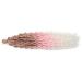 DSOAR Deep Twist Crochet Hair - 22 Ombre Kinky Curl Synthetic Braid Extensions - Waterwell Twist 3 Packs (27/Pink/613) - Buy Online on GoSupps.com