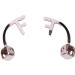 Efarma glasses bridge holder glasses nose 1 pair of silver metal-insert-insert-nose-nose pad arm replacement glasses-nose-to-arm holder glasses repair set