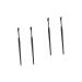 Healeved 4 Pcs Eyebrow Brush Eye Cosmetics Brush Portable Eyeliner Brush Flat Tapered Brush Artificial Fiber