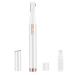 Eyebrow Trimmer Facial Hair Trimmer for Women Electric Eyebrow Trimmer Epilator for Man Women White