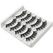 Vivis False Eyelashes 5 Pairs 3D Mink Natural Lashes Cross Fluffy Volume Hand-made Dramatic Fake Eye Lash Black Soft for Various Makeups A18 - Buy Online on GoSupps.com