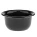 Men Plastic Shaving Brush Mug Bowl Salon Barber Shave Soap Dish Black