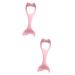 DOITOOL 2pcs Eyeliner Auxiliary Artifact Eye Shadow Eyelash Helper Tool Eyeliner Applicator Tool Guard Comb 15X4.5CMx2pcs Pinkx2pcs