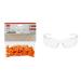 3M hearing protection plug 1100 with soft foam for high hearing protection in front of high noise levels in the range of 94-105 dB 30 pairs & 3m virtua ap protection glasses virtuaa0 AS UV PC clear 26 g 31-part set 30 pairs (60 pieces) bundleWith Virtua A