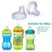 Nuby 6 Pack Replacement Silicone Spouts for No Spill Easy Grip Cup 6 Count - Best Pricing + Free Shipping - Buy Online on GoSupps.com