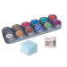Grimas Pearl Water Make up Theater Make-up Children's Make-up 12 Colours Palette Sponge Glitter Set