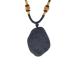 Meteorite Black Agni Tektite Necklace Rough Tektite Gemstone Tumbled Necklace Irregular Shape