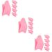 FRCOLOR 15 Pcs False Eyelash Auxiliary Eyelash Mascara Practical Eyelash Clip Fake Creative Eyelash Clip Makeup Eyelash Tools Eyelash Tweezers Eyelash Comb Pink Miss Plastic Girl
