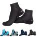OMGear Water Socks Beach Sand Volleyball Socks Wetsuit Fin Booties Aqua Shoes Dive Sock for Snorkeling Swimming Scuba Diving Black Medium