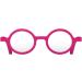 Moley London Pink Reading Glasses 1.5x - Stylish Round Readers with Spring Hinges - Buy Online on GoSupps.com