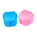 Ipetboom 2st toothbox dentist container dose for denture dentures for false teeth bathing cups for denture prostheses.