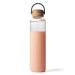 Soma Glass Water Bottle with Silicone Sleeve, BPA-Free, Blush, 25oz 25oz Blush