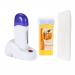 Nynelly WachSerhitzer roll-on epilator professional roll-on device for individual cartridges wax depilatory set with wax 1 epilator band 20 1 g (Lot de 1)