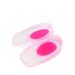 Liner-ferse inserts.Gel Foot Orthian Operations Foot care heel protection men soft walk for Achilles Treatment and heal dry cracks (color: red size: m) m red