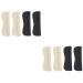 Gatuida 8 Pairs Heel Cushion Pads Heel Grips Shoe Pads Sticky Heel Grips Insoles for High Heels Sticky Heel Cushions High Heel Shoe Stickers Whelping Mat Anti Men and Women Microfiber