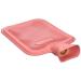 HomeTop Premium Classic Rubber Hot Water Bottle, Great for Pain Relief, Hot and Cold Therapy (2 Liters, Red) Red 67.63 Fl Oz (Pack of 1)