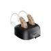 Jinghao sound amplifier sound amplifier for behind ears-ear enhancer high-quality surround noise support USB charging station (beige1)