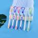 Ghzzy tongue scraper to inhibit bad breath - 6 -pack soft tongue clean breath - odorless antibacterial tongue scraps