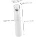 PLAFOPE Eye Cream Bottle Refillable Eye Serum Bottle Eye Cream Roller Eye Serum Empty Bottle Refillable Bottle Empty Roller Ball Applicator Refillable Roller Bottle Eye Cream Applicator 13.00X1.70X1.70CM White - Buy Online on GoSupps.com