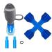 VFVIMN Bite Valve Replacement Mouthpieces fits Camelbak and Most Brands (4-Pack) with Shutoff Valve and Dust Cover for Hydration Bladder and Backpack Water Reservoir Dark Blue