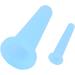 Agate Blue 2-Part Face Cup Set - Soft Silicone Mini Facial Suction Tool for Home Use - Buy Online on GoSupps.com