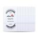 Amorus 12 Pairs Multipack #42 False Eyelashes Dozen Set 100% Natural Hair Black Handmade Comfortable Reusable Fake Lashes Pack