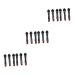 FOMIYES 60 Pcs Bulk Sponges Disposable Eyeshadow Brush Cosmetics Smudge Stick Miss Double Head