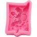 2pcs Candle D Ice Fairy Molds Pink Baking Flower Cream Mousse Gadget Chocolate Home DIY Creative Silicone Decorating Fondant Tool for Pudding Cake - Buy Online on GoSupps.com