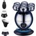 GeRRiT Electric Razor for Men's 7D Electric Shaver for Men Independently 7 Cutter Floating Head Waterproof Electric Razor Multifunction Trimmer with LCD Display