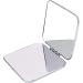 Folding Makeup Mirror Portable Stainless Steel Cosmetic Mirror Double Sided Pocket Mirror Square Beauty Tools - Buy Online on GoSupps.com