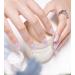 Danni & Toni 28 Semi Cured Gel Nail Polish Strips - Pearlescent Purple | Salon-Quality Manicure Stickers Set - Buy Online on GoSupps.com