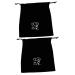 FOMIYES 2pcs Flannel Hair Dryer Bag Drawstring Pouch Hair Dryer Travel Bag Hair Dryer Drawstring Bag 26.00X23.00X0.50CMx2pcs Blackx2pcs