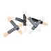 VINTORKY 50pcs Eye Shadow Applicator Eye Shadow Brush Sponge Double Ended Makeup Brush Sponge Eyeshadow Brush
