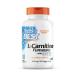 Doctor's Best L-Carnitine Fumarate 500mg 855mg 60 Vegan Capsules Amino Acid Lab Tested Gluten Free SOYA Free Vegetarian
