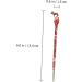 1pc Hanfu hairpin Hair Stick Pin Retro Hair Pin retro hair stick yukata hair accessory decorative hair forks crystal hair sticks red decor Chinese Hair Fork antique alloy Cloisonne - Buy Online on GoSupps.com