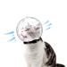 Maulk rbe for cats breathable transparent bite protection pet care anti-bite anti-lick bathing care cats face mask for pets cats room hood cat ball form cat helmet