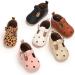 Baby Girl Mary Jane PU Leather First Walking Shoes | Anti-Slip Infant Princess Shoes 0-6 Months | White - Buy Online on GoSupps.com